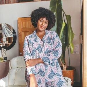 Printfresh Pink and Blue Pajama Set